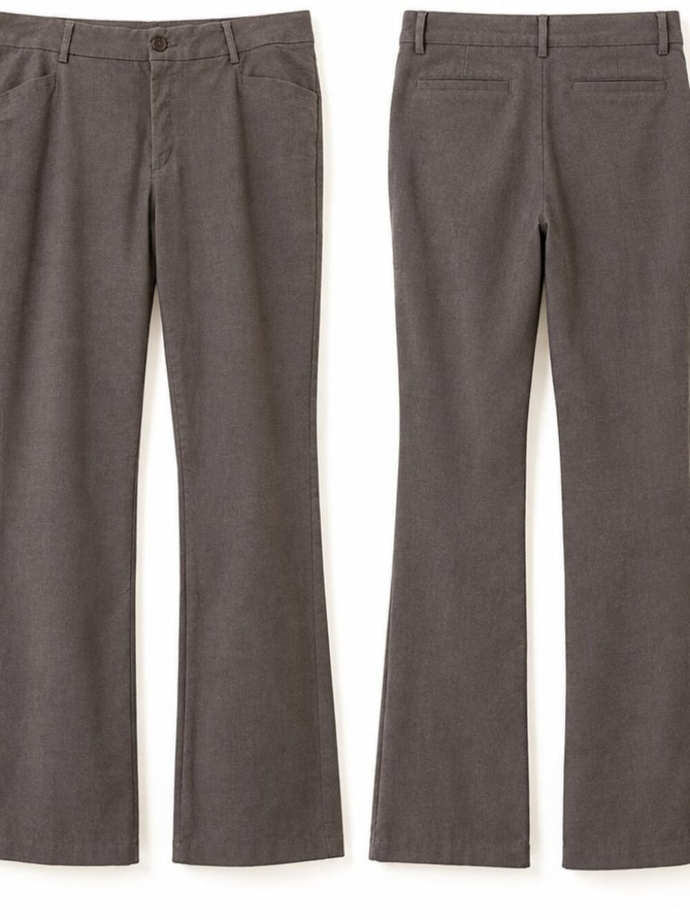 Lee Platinum Label Women's Size 16 Brown/Taupe Dress Pants No-Gap Waistband